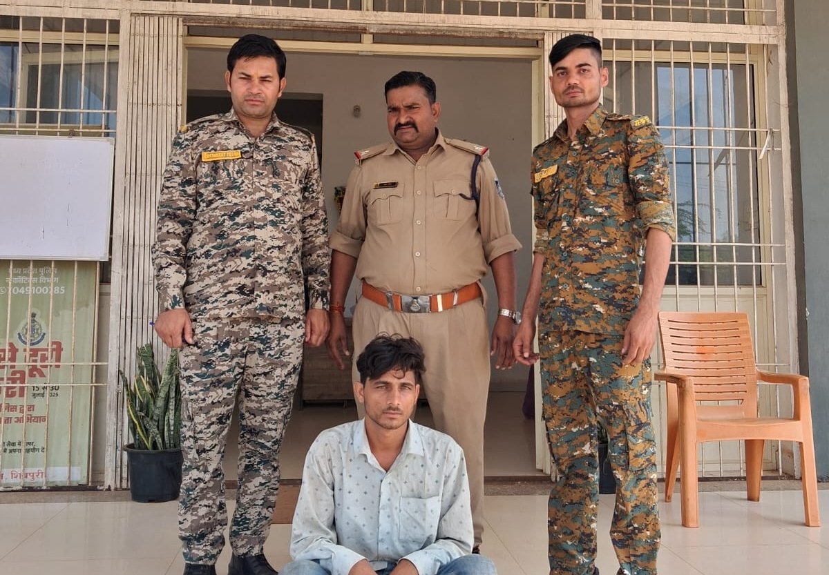 2 साल से पुलिस को चकमा दे रहा था मिथुन पाल, पोहरी पुलिस ने दबोचा; स्थाई वारंट में गिरफ्तार / Shivpuri News